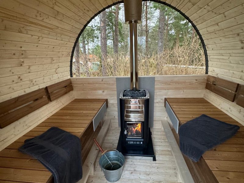 Sauna von innen - Sauna from inside